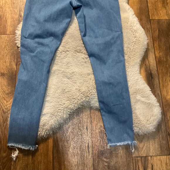 Levi's 720 High Rise Super Skinny Denim Jeans Size 31 Womens Distressed Light - Picture 8 of 8